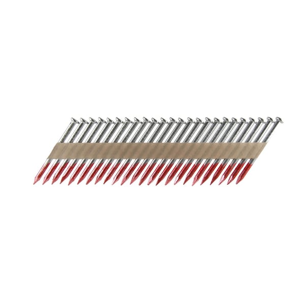 Common Nail, 1-1/2 in L, 33D, Hot Dipped Galvanized Finish, 1000 PK